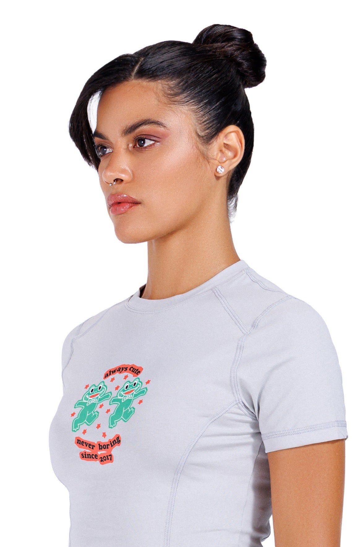 Always Cute Never Boring Female T-shirt