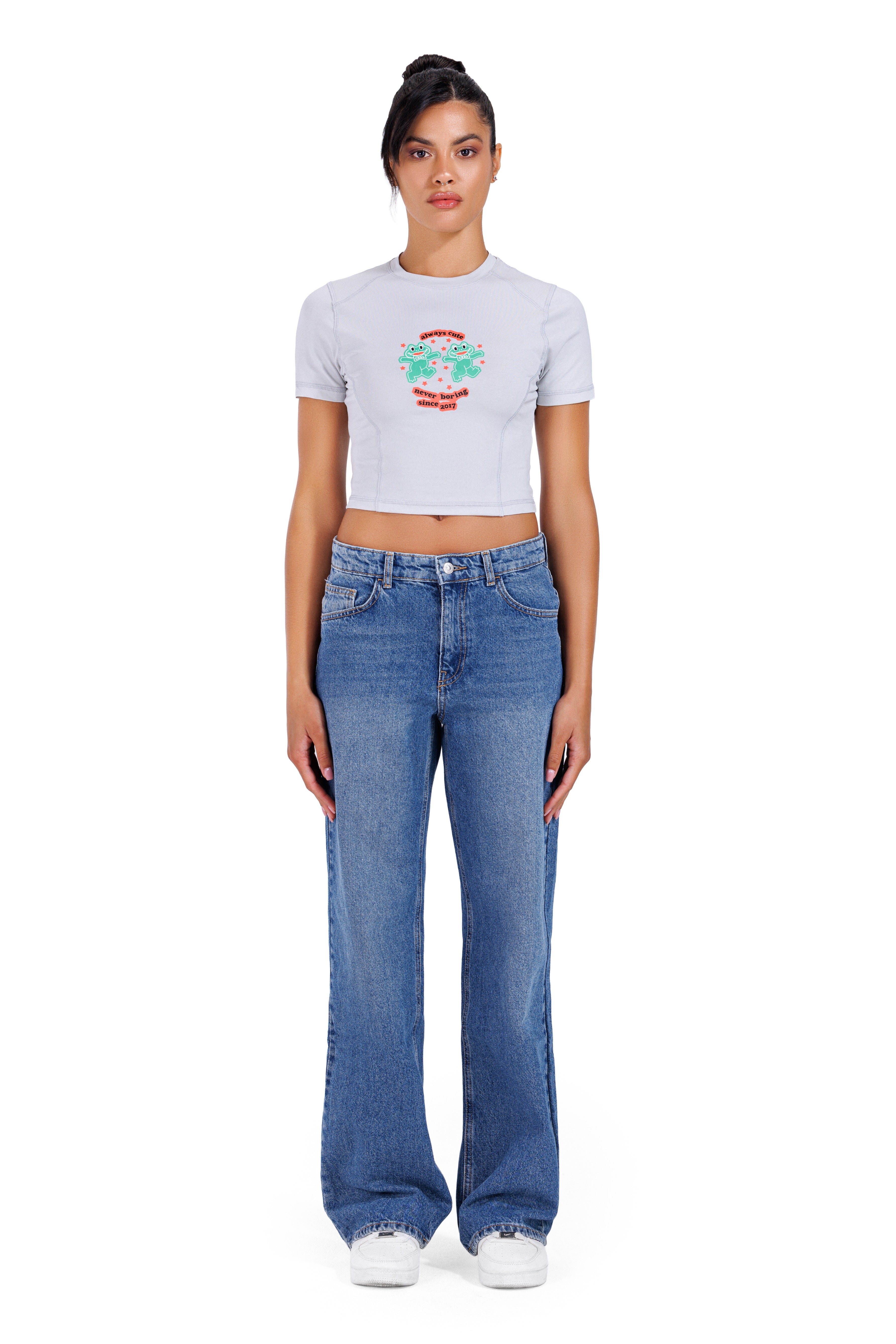 Always Cute Never Boring Female T-shirt