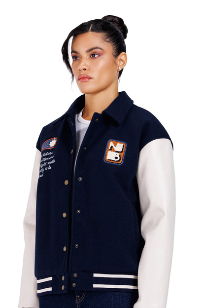 No Curfew Navy Jacket
