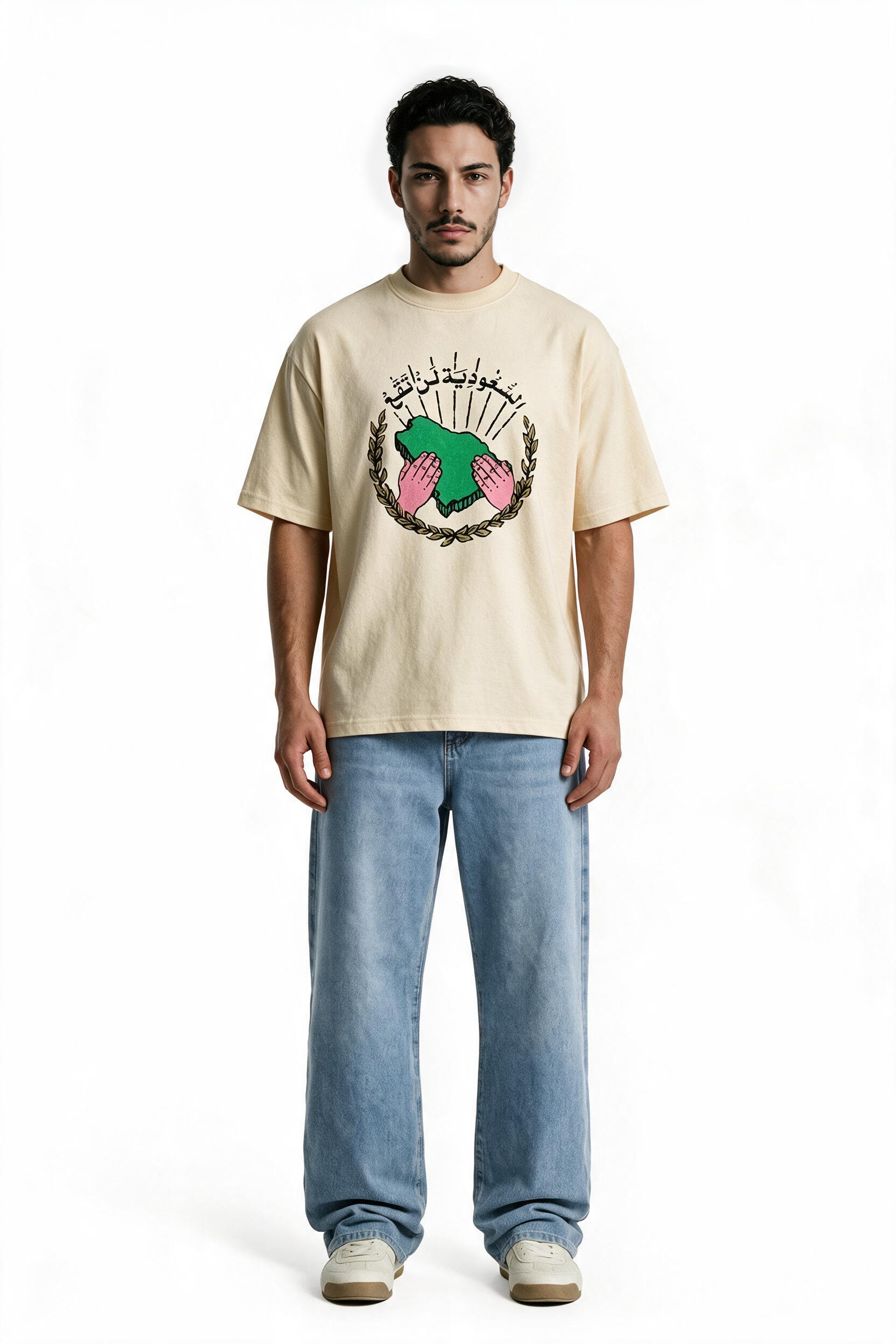 96th National Day Cream T-shirt