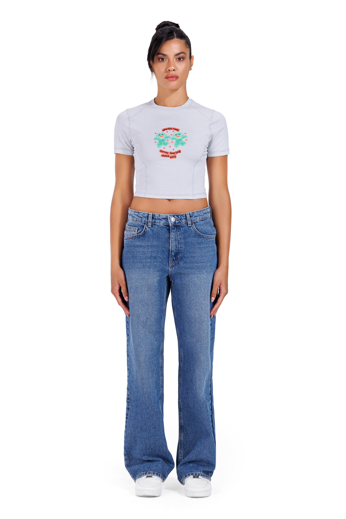 Always Cute Never Boring Female T-shirt