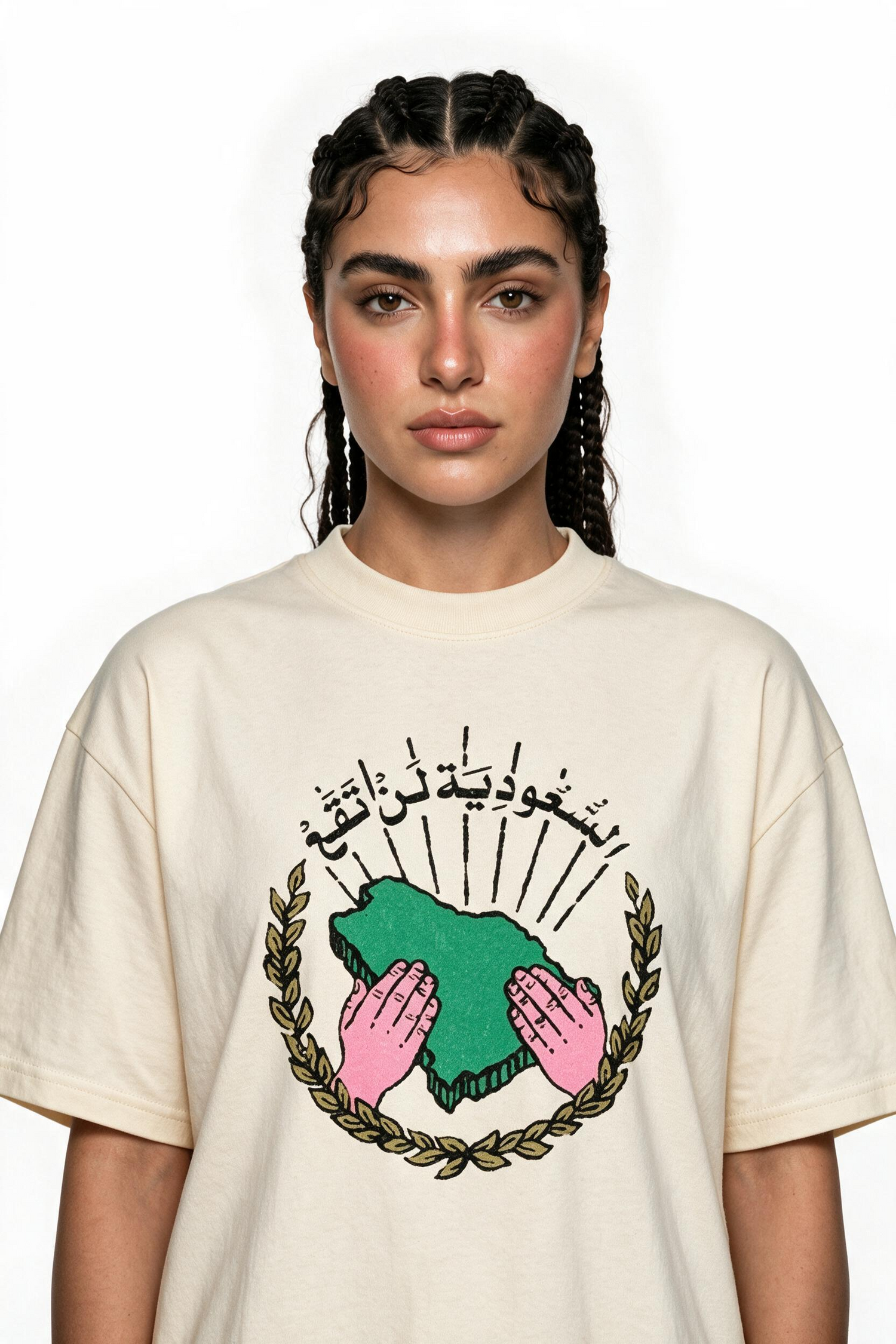 96th National Day Cream T-shirt