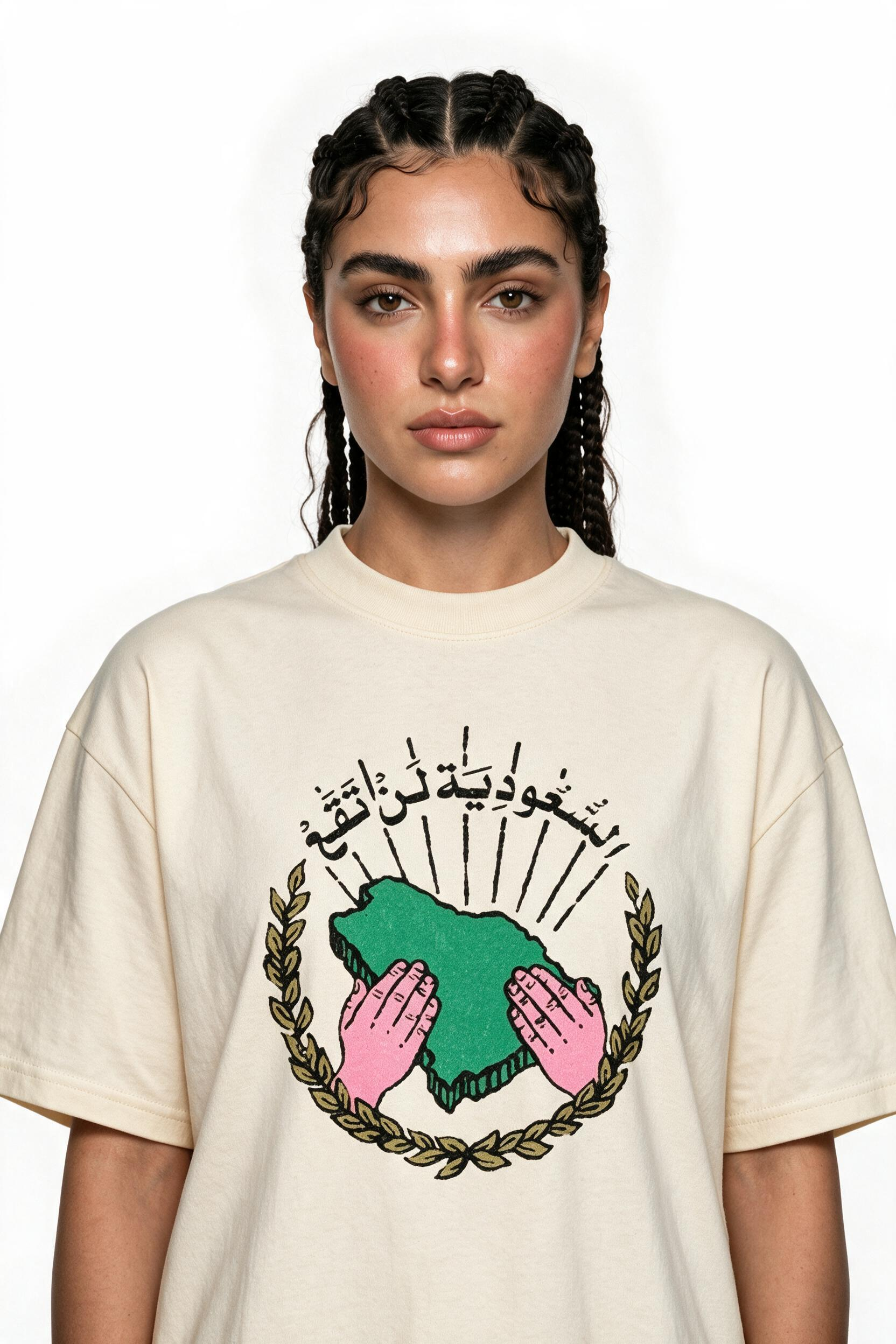 96th National Day Cream T-shirt