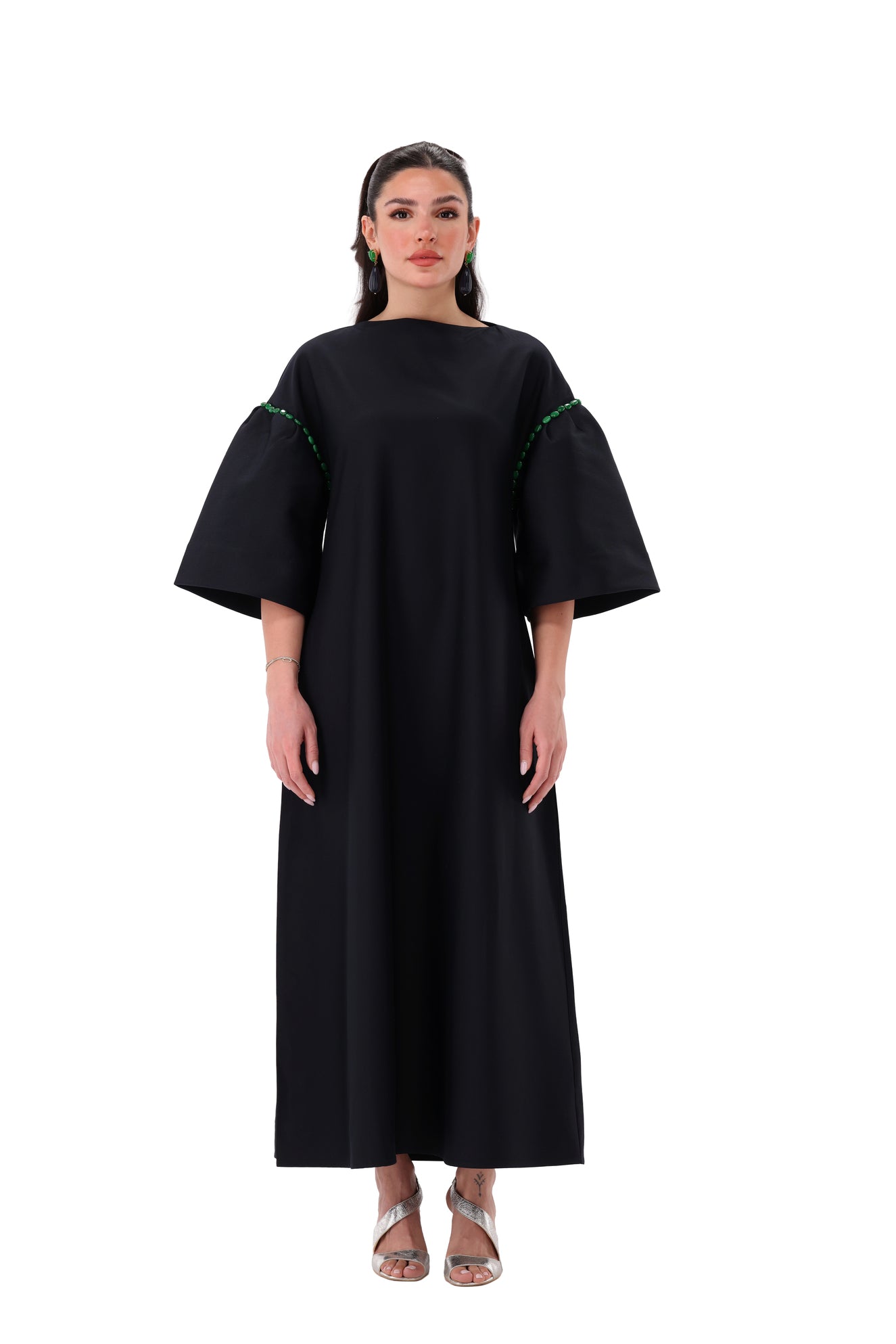 Mesbah Navy Dress