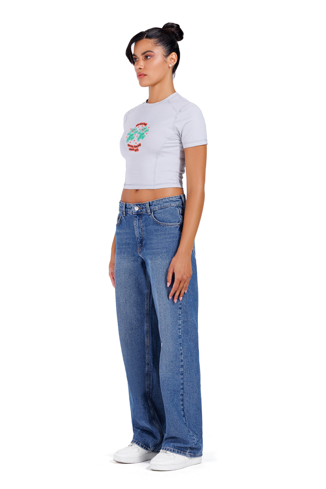Always Cute Never Boring Female T-shirt