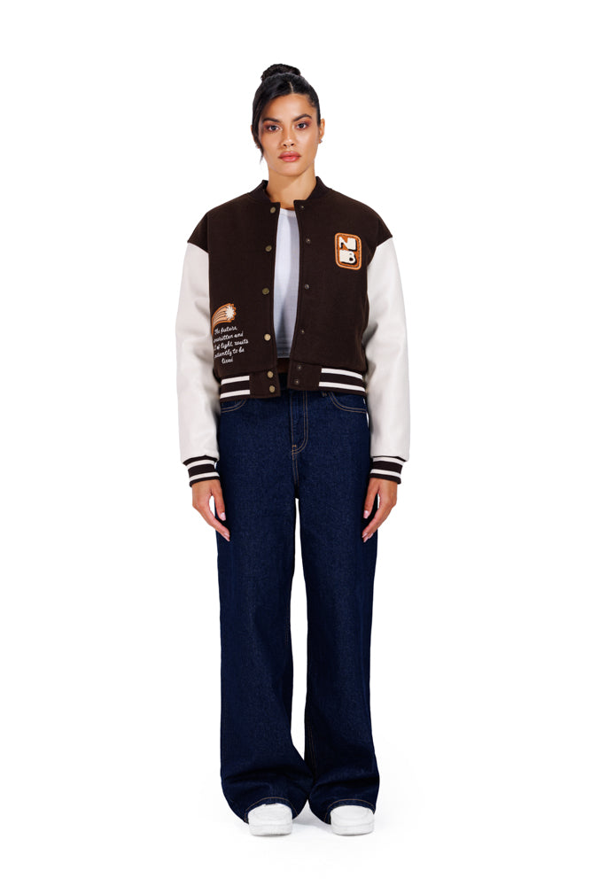 Class of 2026 Brown Cropped Jacket