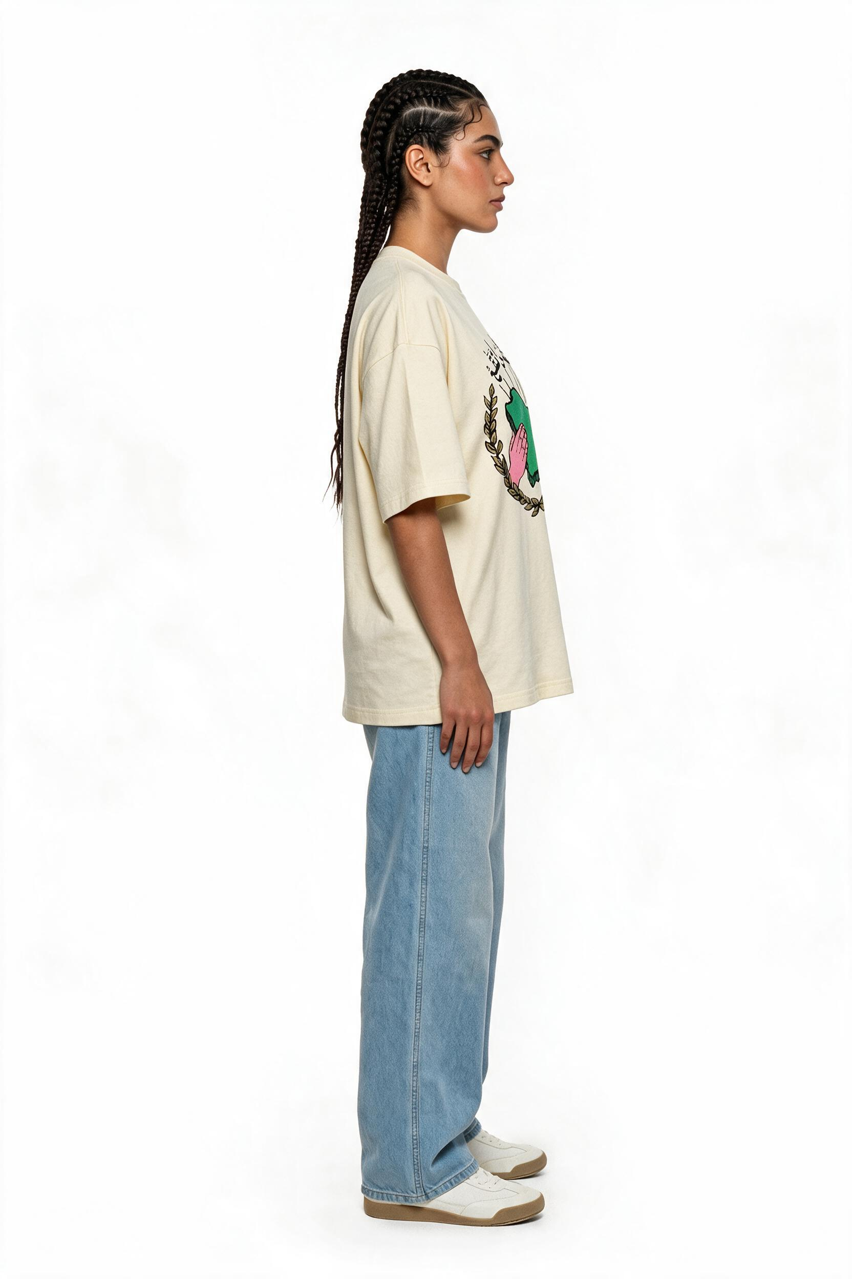 96th National Day Cream T-shirt