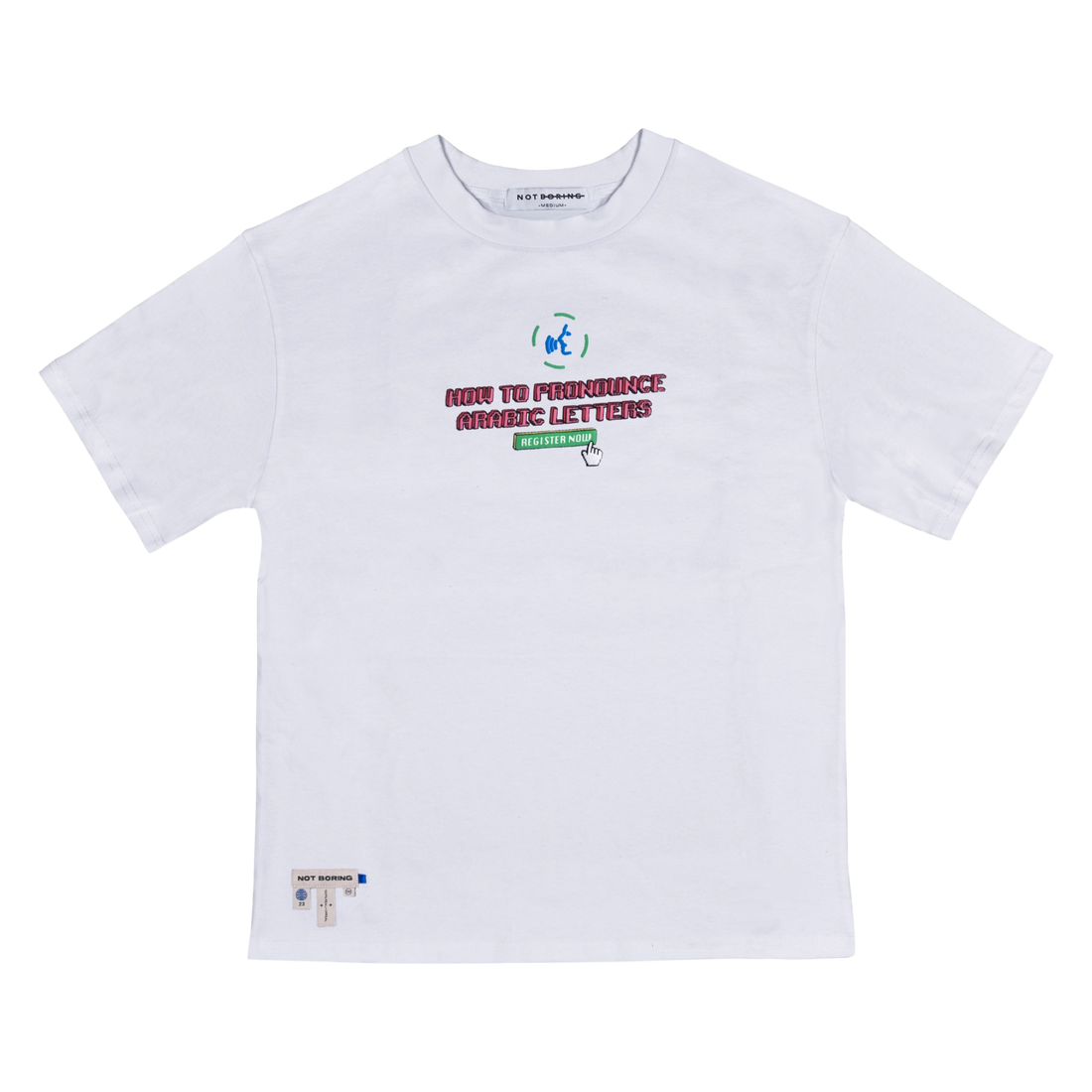 Learn Arabic White T-shirt