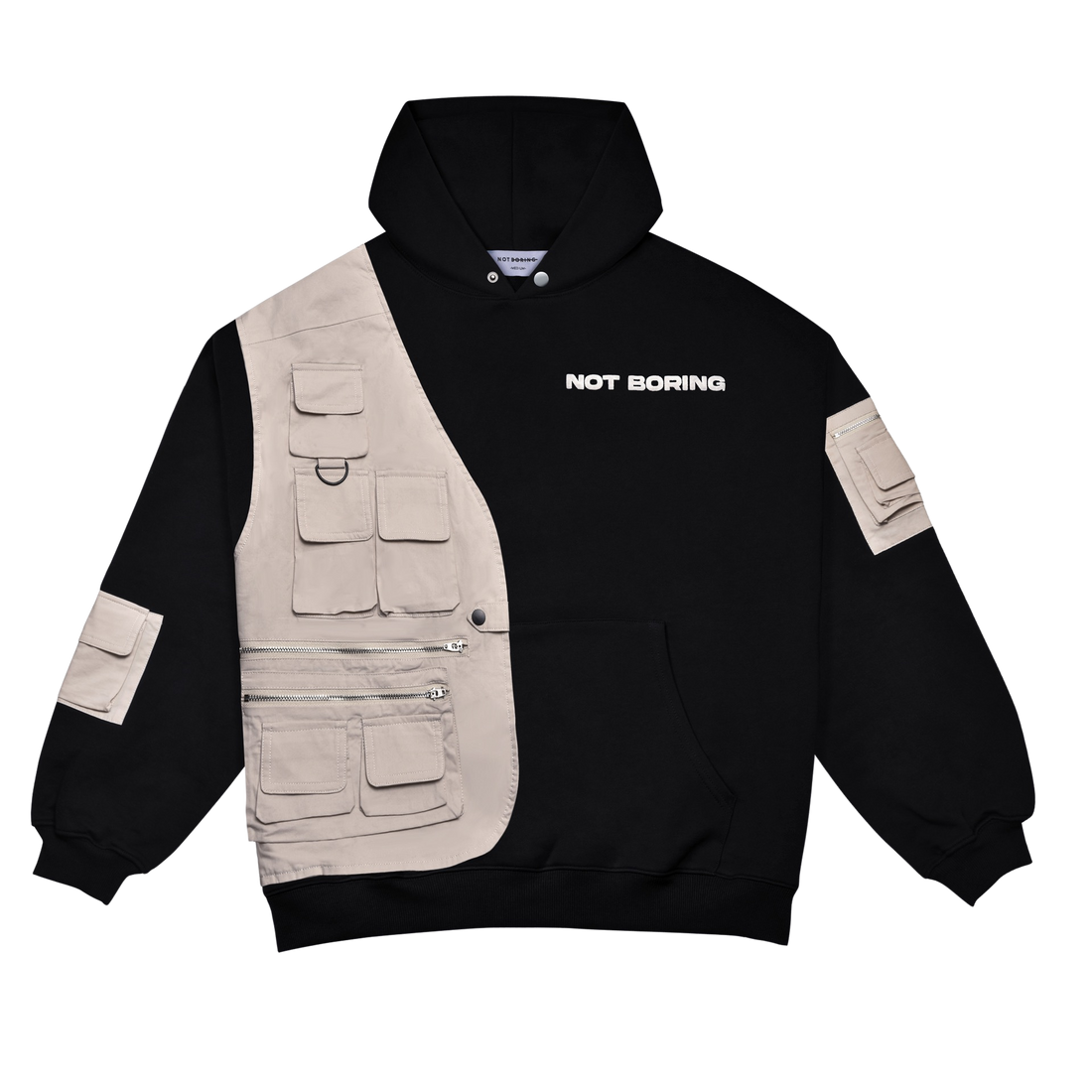 Brain Controlling Services Vest Hoodie